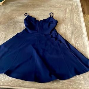 B. Darlin Navy blue dress. Size 3.
